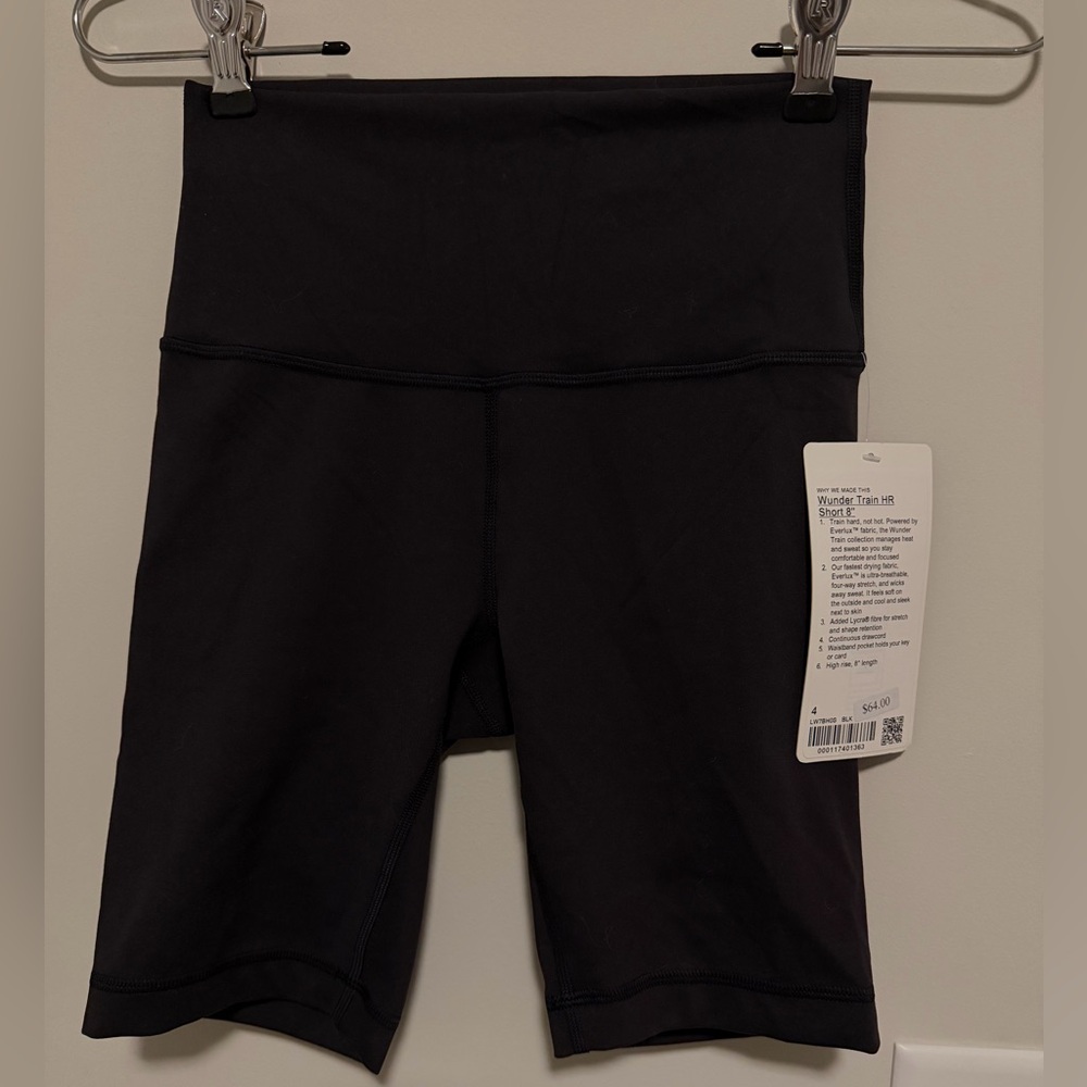 NWT lululemon Black Women's Bike Shorts